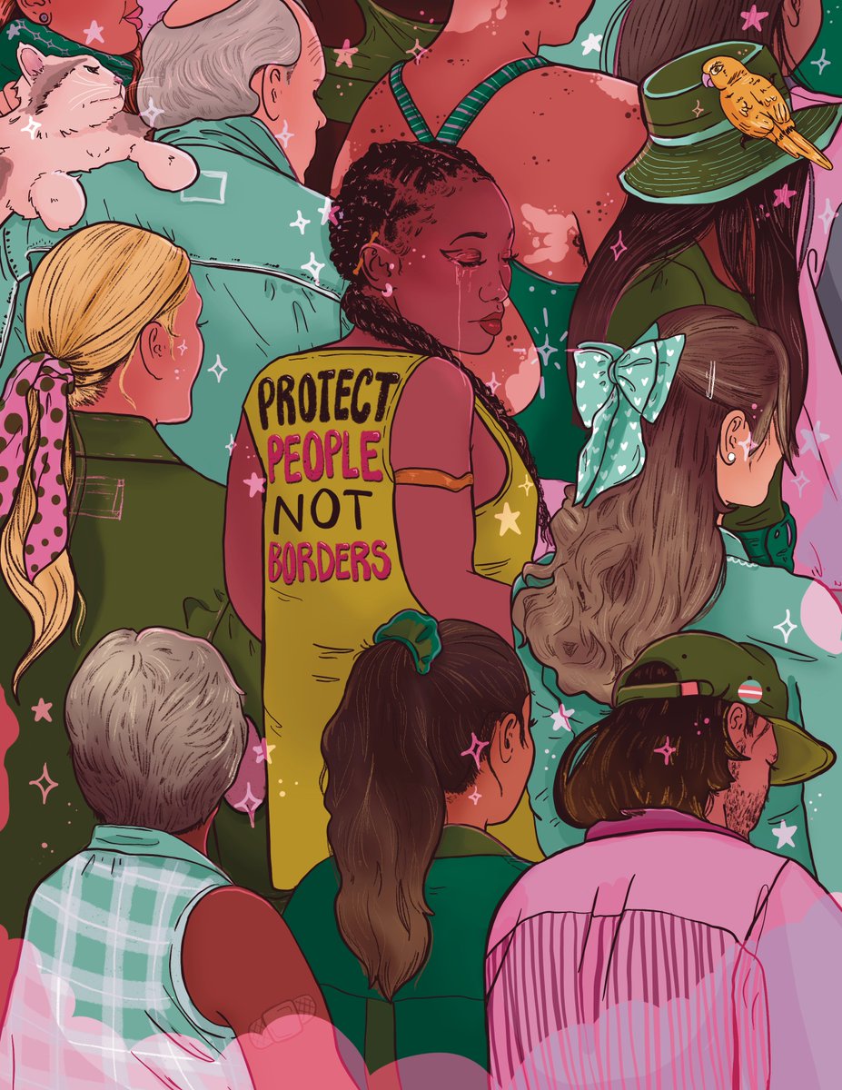 no one is 'illegal' on stolen land.