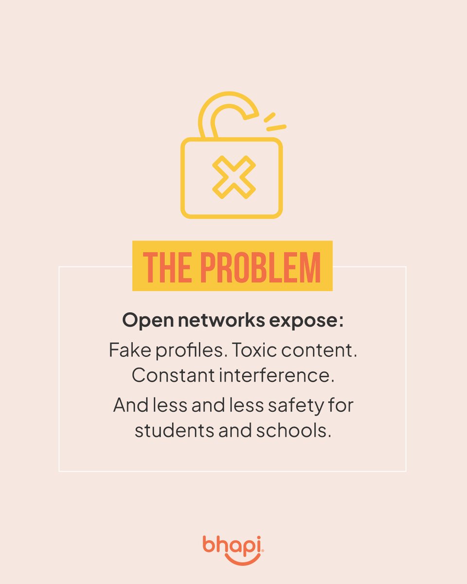 bhapi_io's tweet image. Not every social network is made for schools. While open platforms expose children and teens to toxic content, fake profiles, and misinformation, a closed community creates a space of trust, dialogue, and learning.
Bhapi connects schools, students, and families.
#bhapi