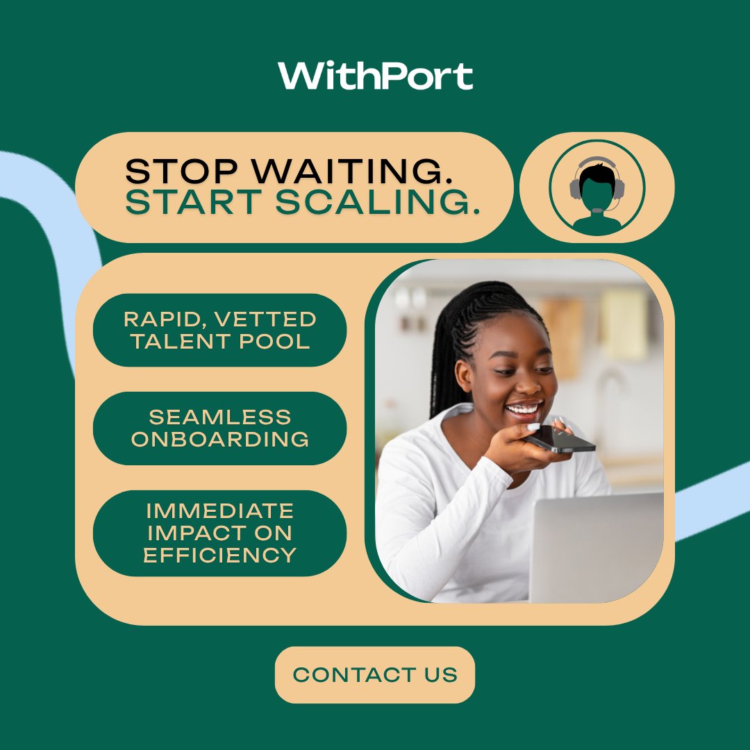 WithPortHR's tweet photo. Tired of talent acquisition slowing down your growth? We get it. 😩

Your next talent is ready when you are. Access our rapid vetting pool, experience seamless onboarding, and see an immediate impact on efficiency.

Ready to move faster?
https://t.co/uuUUKY13b2

#WithPort https://t.co/ArZtKCcUcN