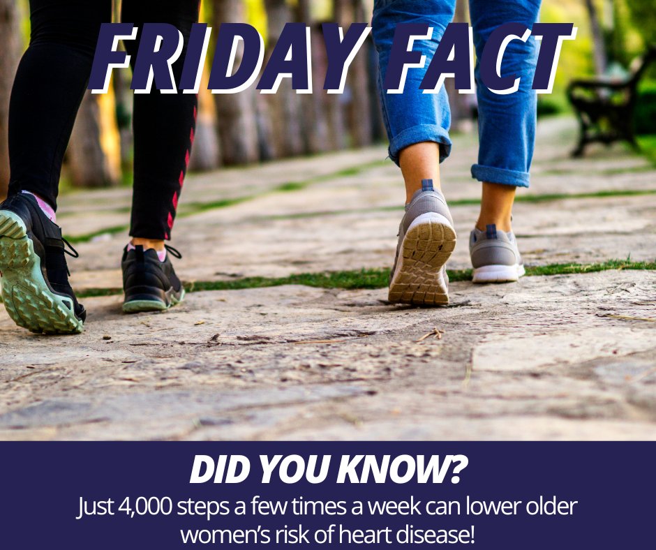 You don’t need 10,000 steps—just a few thousand a week can make a big difference for your heart and health! 🌟

Read more: news-medical.net/news/20251023/… 

#seniorfitness #seniorfitnessmadeeasy #activeaging #ageing