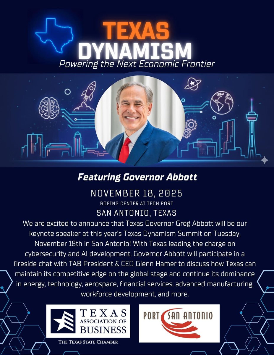 👂 Excited to share that Laura Davis, Co-Founder of USLege, will be joining an incredible panel at the Texas Dynamism Summit on November 18, 2025, at the in San Antonio, Texas! 

🎙️ Panel: “AI &amp; The Texas Advantage”
Hosted by the Texas Association of Business, this discussion