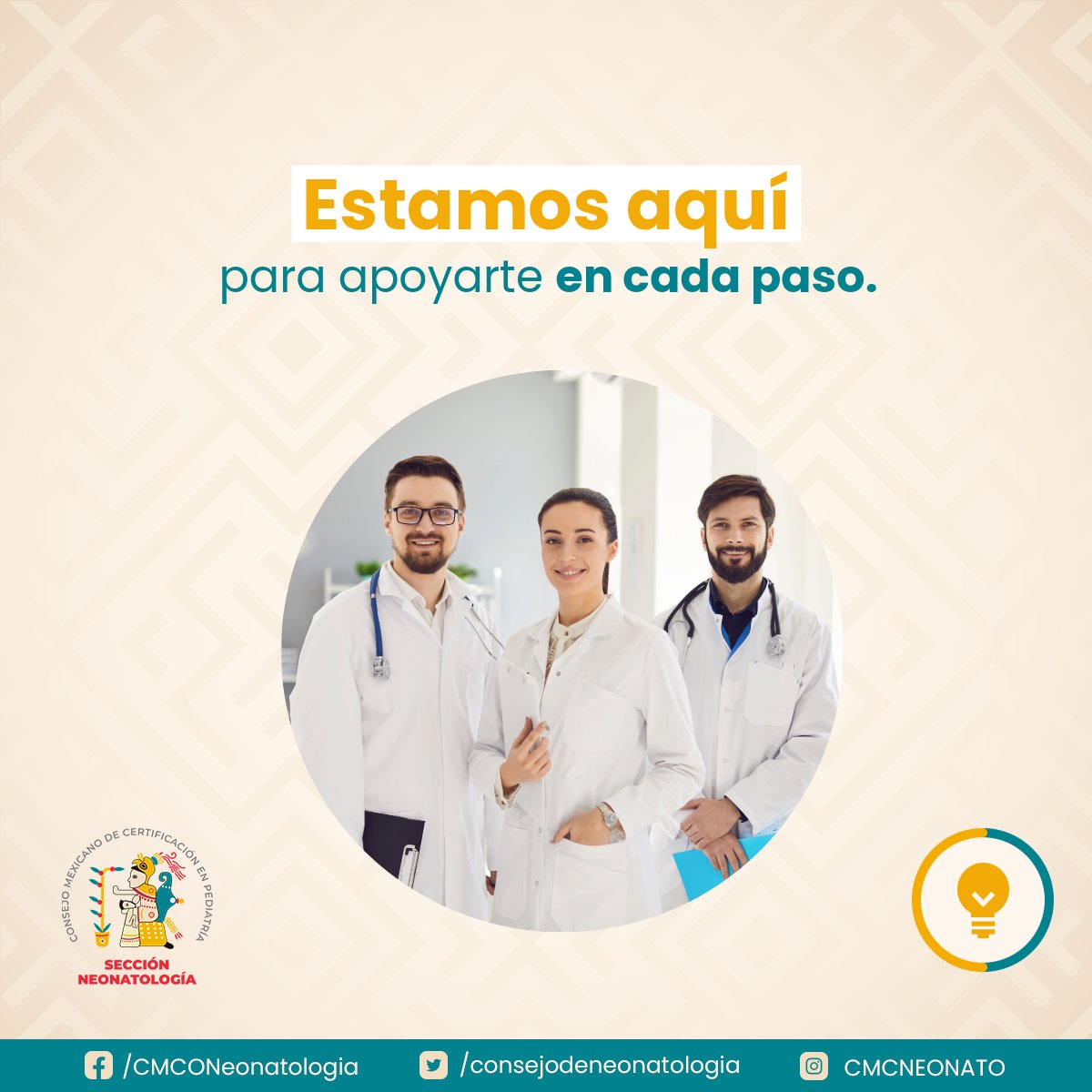 Cada decisión médica en la vida de un recién nacido importa. Por eso, el Consejo Mexicano de Certificación en Pediatría Sección Neonatología está contigo: validamos tu conocimiento, acompañamos tu práctica y respaldamos tu compromiso con la excelencia.