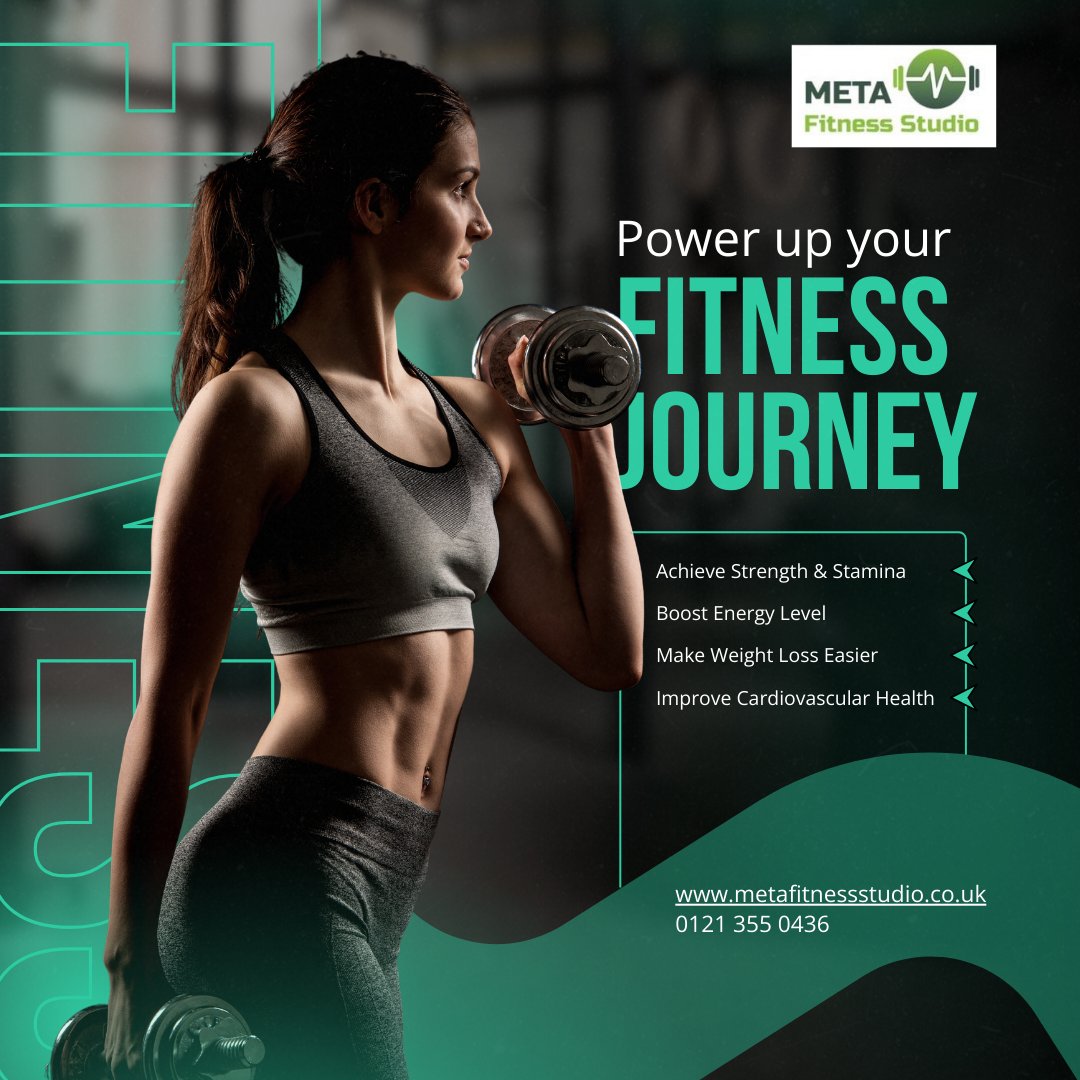 🌟 Transform your fitness journey with Meta Fitness Studio! 🌟 Get personalized training sessions tailored for you—one-on-one or in small groups! 💪 Ready to find your perfect trainer? 📞 Call us at 0121 355 0436!  #PersonalTraining #FitnessGoals #HealthyLifestyle #GetFit