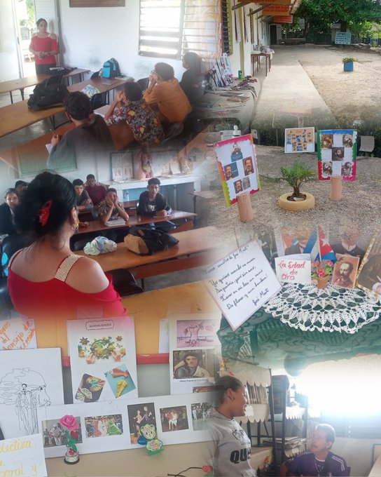 La Secundaria Básica Urbana Ormani Arenado del Consejo Popular Portales ejemplo de buenas prácticas #CubaMined #PinardelRío