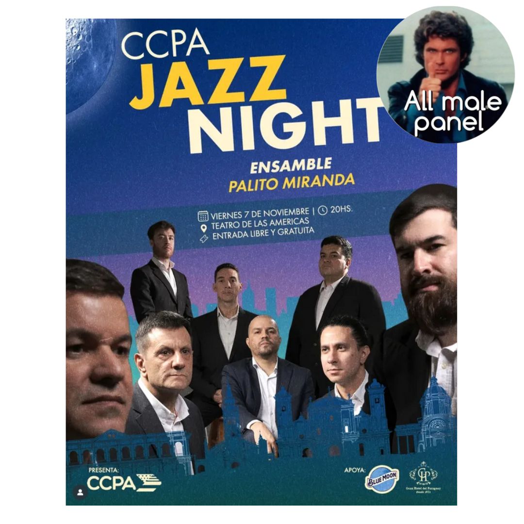 TEDICpy's tweet image. ¿UNA chica, tal vez? Sabemos como en el mundo de la música hay tantos #AllMalePanel