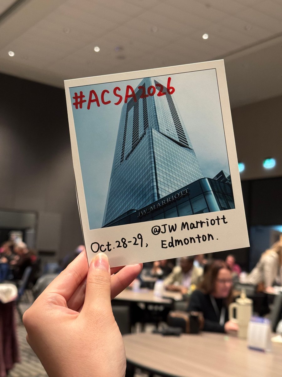 Announcing #ACSA2026 – Oct. 28–29 at JW Marriott Edmonton ICE District.

From Calgary to Edmonton, the energy continues. New ideas, new conversations and the same shared commitment to safety and business excellence.

🔗 youracsa.ca/conference