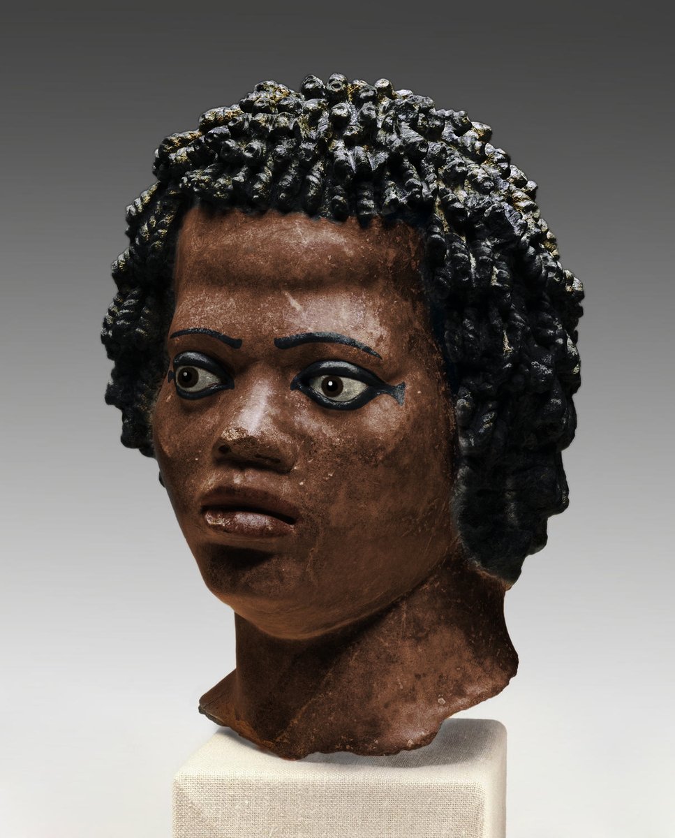 BrandonPilcher's tweet image. My colorization of a sculpture of Ptolemaic Egyptian origin which is currently held at the @brooklynmuseum in New York City. #colorized #ancient #egyptian #african #sculpture