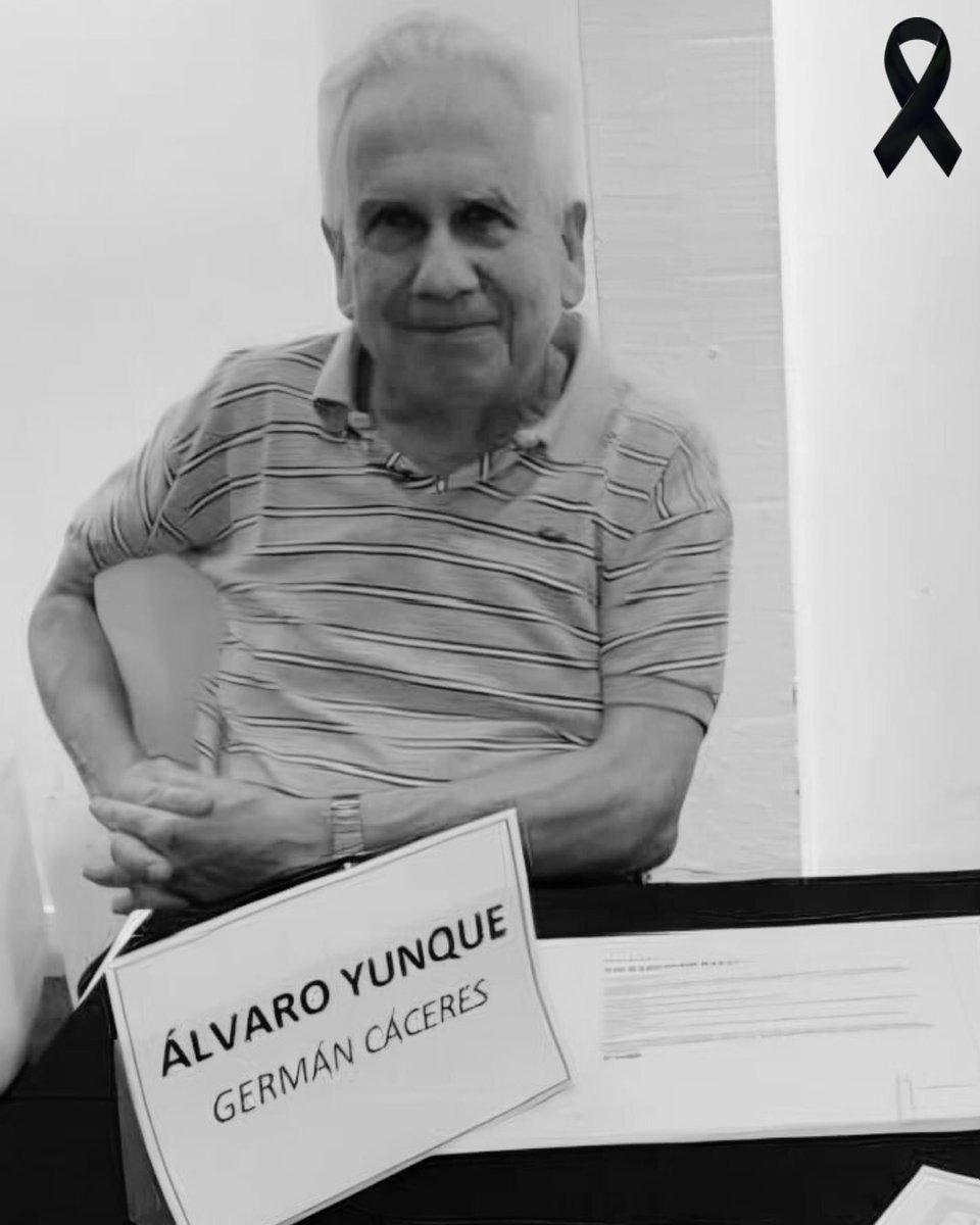 CSViamonte's tweet image. La Fundación El Libro lamenta profundamente el fallecimiento del escritor Germán Cáceres, ocurrido el jueves 6 de noviembre, a los 87 años.

Cáceres fue colaborador durante muchos años de nuestra institución, dejando una huella valiosa con su compromiso y trayectoria.