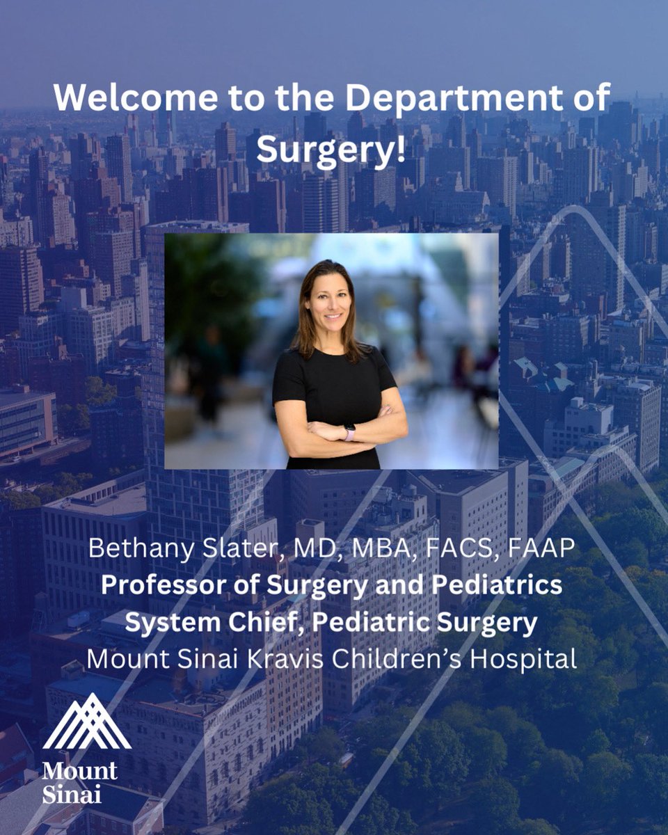 Mount Sinai Surgery tweet media