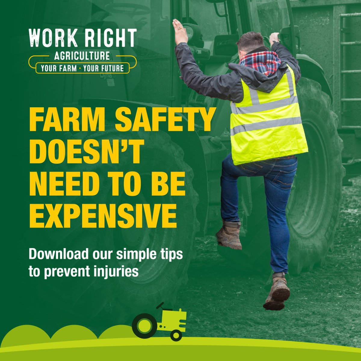 Safety doesn’t need to be difficult or expensive. workright.campaign.gov.uk/campaigns/agri…… #WorkRightAgriculture #FarmSafety #Agriculture #Farming