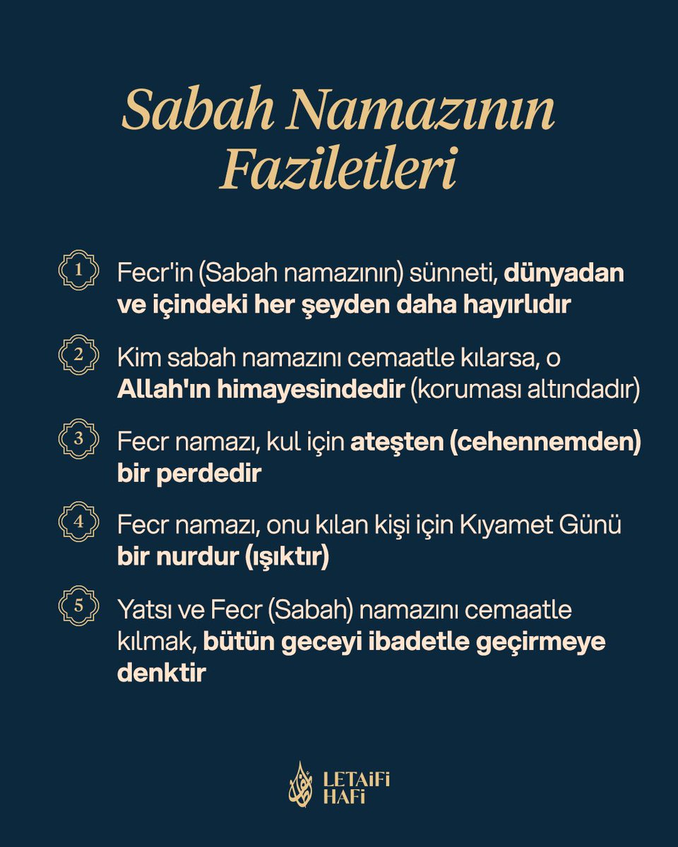Sabah namazının faziletleri 🕌