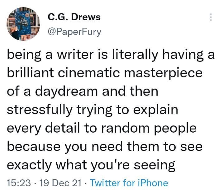 This was such a stressful part of writing Space and Time in particular. A lot of complicated and diverse world building. I hope I was at least somewhat successful.