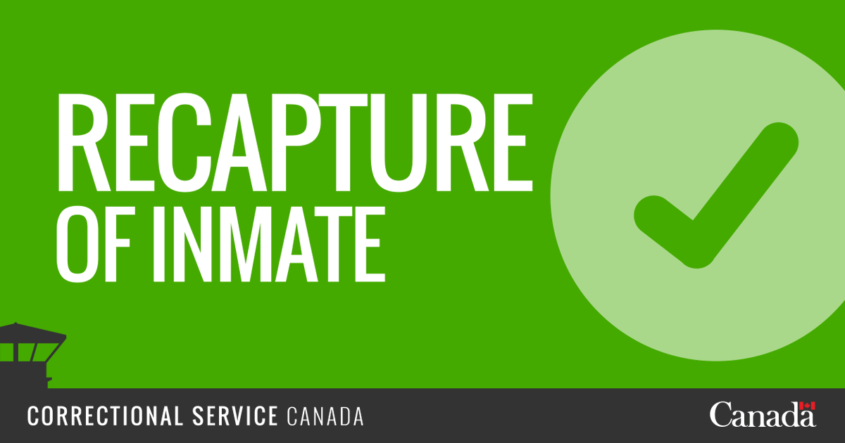 CSC_SCC_en's tweet image. Cory Everett, who escaped from O-Chi-Chak-Ko-Sipi Healing Lodge, a minimum-security section 81 facility, was apprehended by the Winnipeg Police Service.