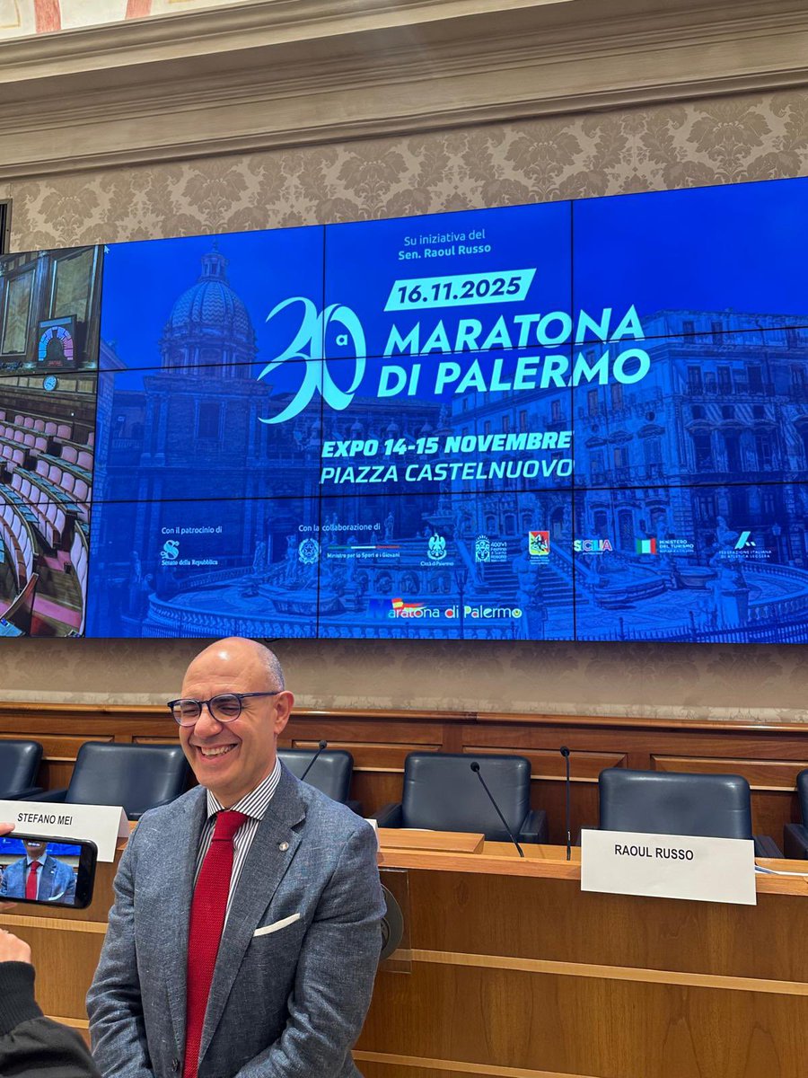 La Maratona di Palermo compie 30 anni.
Un evento che va oltre lo sport: oltre 3.000 atleti da 50 Paesi, 186 “maglie rosa” e tante donne che hanno vinto la loro battaglia contro il cancro.
Orgoglioso di presentarla oggi in Senato: una gara che è metafora di vita.