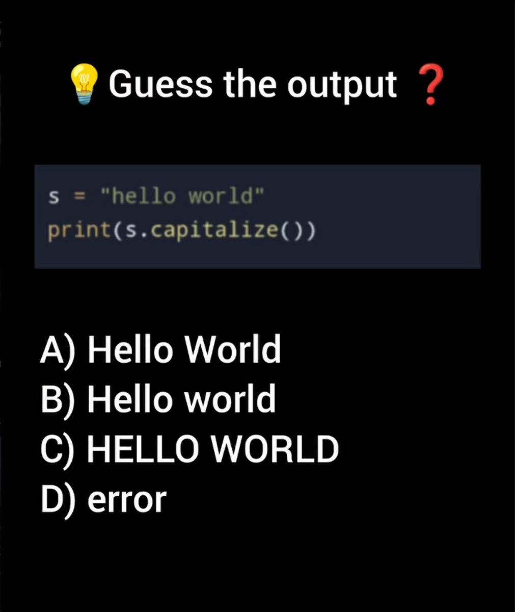 Python Developer tweet media