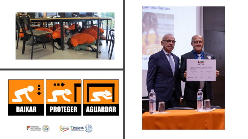 Exercício “A TERRA TREME” mobilizou a comunidade educativa e reforçou a sensibilização para o risco sísmico dge.mec.pt/noticias/exerc…