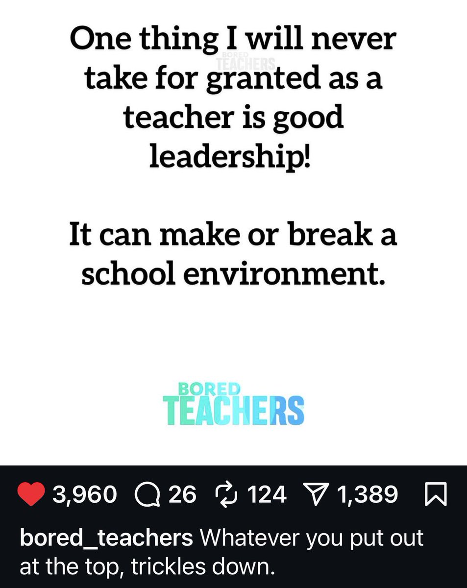 JW_edsolutions's tweet image. I cannot stress enough how important strong, consistent, and integrity filled leadership is. #teachersofx #educationsolutions #edleadership #teachers #leaders