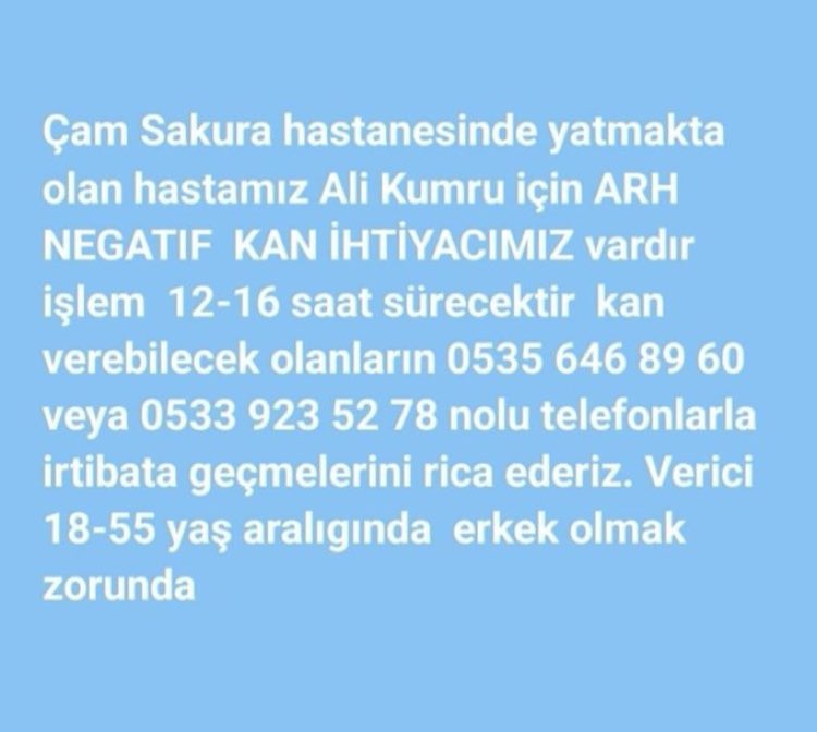 Şunu paylaşalım dostlar 
İhtiyaç varmış