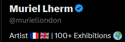 sartomancer's tweet photo. @AerynChristie @muriellondon @arvalis Oh my god, I had to look because her description listed "100+ exhibitions."

The "exhibitions": https://t.co/k5RQtFP3BS