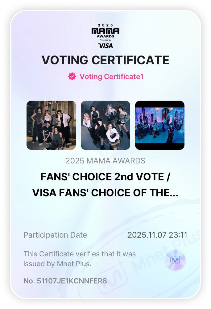 BABYMONSTERINTL's tweet image. [📢] ‼️VOTING RESET‼️

VOTE FOR BABYMONSTER and our collab groups on MAMA 🚨

☑️ MAMA Fans’ Choice 2nd Vote (Bonsang): Riize and Babymonster
☑️ Visa Fans’ Choice of the Year (DAESANG): Seventeen
☑️ Olive Young K-Beauty Artist

Drop 200 proofs now 🙏🏻

#2025MAMAVOTE #BABYMONSTER