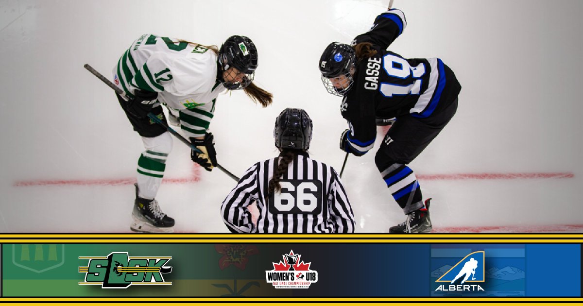 🟢 Game-Day Alert! 🟢

Team Saskatchewan faces off against their prairie rival, Team Alberta, in a placement game this morning at the 2025 Under-18 Women’s National Championship. 🏒

📍 | Mount Pearl, N.L.
🗓️ | Friday, Nov. 7th
⏰ | 9:30 AM
📺 | video.hnlive.ca/en/c/2025-hc-u…

Leave it