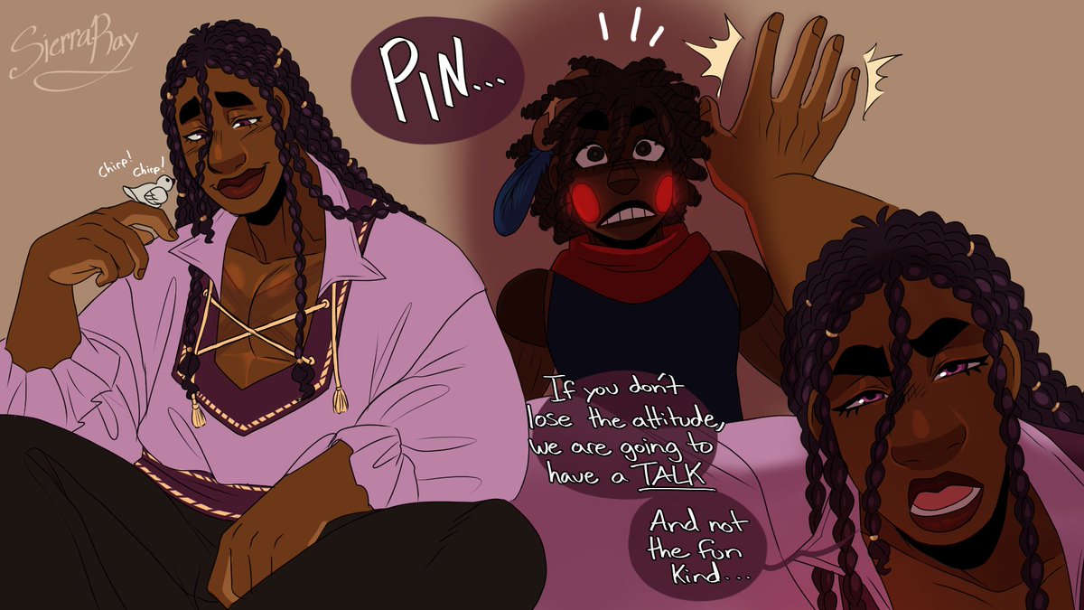 The duality of Kai

Pin is capable of blushing - it's a very rare occurrence but it's very noticeable when it happens.