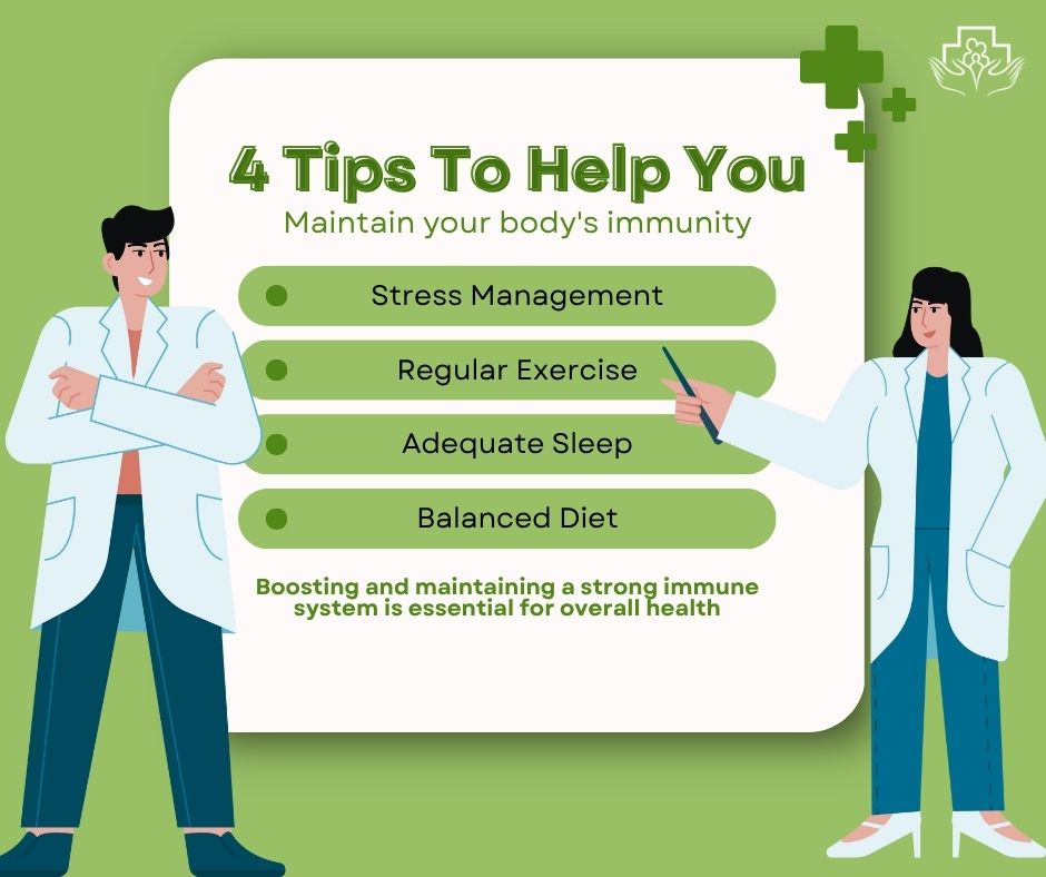 GilbertCFM's tweet image. A strong immune system is your best defense!  
Adopt key habits: eat balanced, stay active, rest well, manage stress, and hydrate.  

Consistency counts — small daily choices matter! 🩺  

#StrongerImmunity #StayHealthy #WellnessMatters #HealthyLifestyle