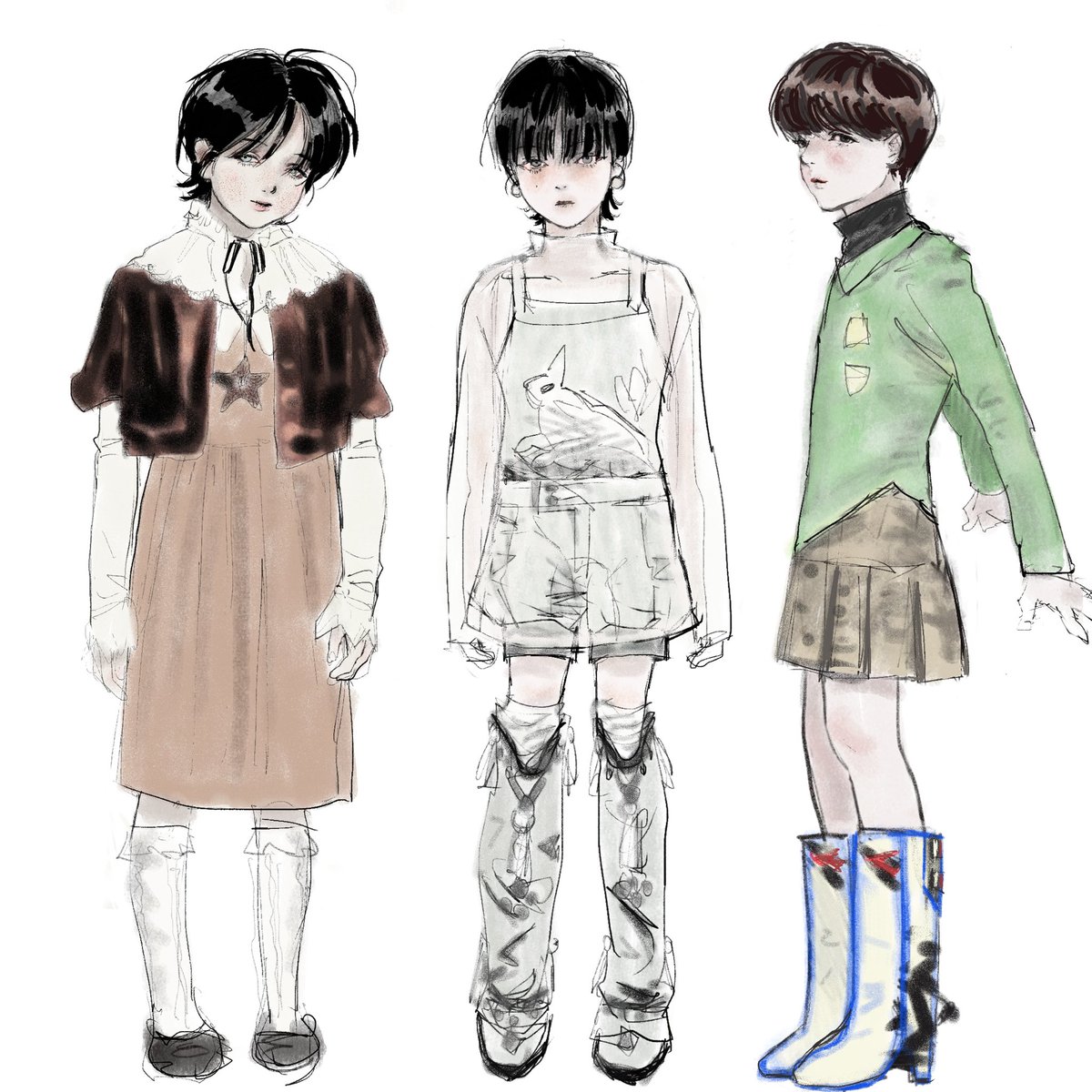 LDVKT3's tweet image. 하루종일 낙서만 하고싶다 ……