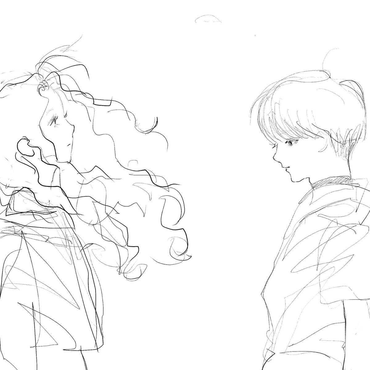 LDVKT3's tweet image. 하루종일 낙서만 하고싶다 ……