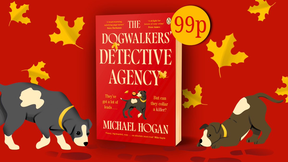 MichaelJBooks's tweet image. Cosy crime, wagging tails and one mystery too deadly to ignore – all for 99p for a limited time only!

‘This sweet, big-hearted novel is like The Thursday Murder Club with dogs’ MARIAN KEYES
‘Brilliant – I inhaled it. This is actually my dream book’ CLAUDIA WINKLEMAN
‘A…