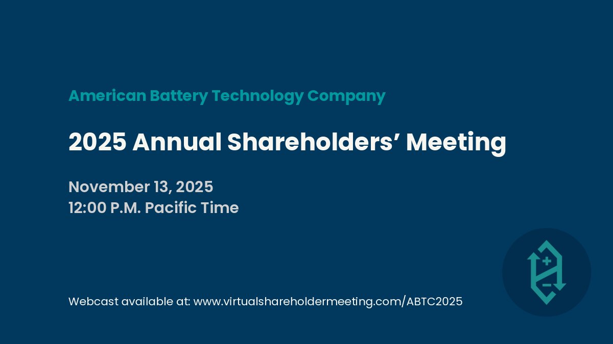 On Thursday, November 13, 2025, ABTC will host our Annual Shareholders’ Meeting, beginning at 12:00 p.m., Pacific Time.

Shareholder questions may be submitted before and during the Annual Shareholders Meeting. All questions should comply with the Rules of the Meeting.

To submit