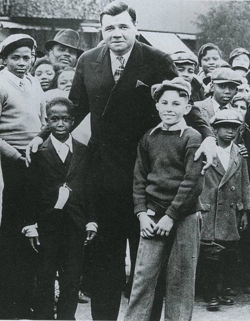 One thing to remember about babe Ruth is that he always made time for kids