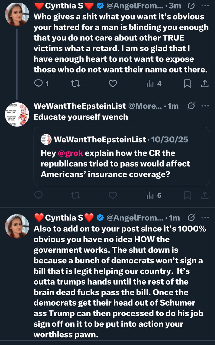 AngelFromNC's tweet image. Another waste of human oxygen has taken itself out to the trash can. I don’t have to block them they do it for me that’s why my block list is empty. 😂