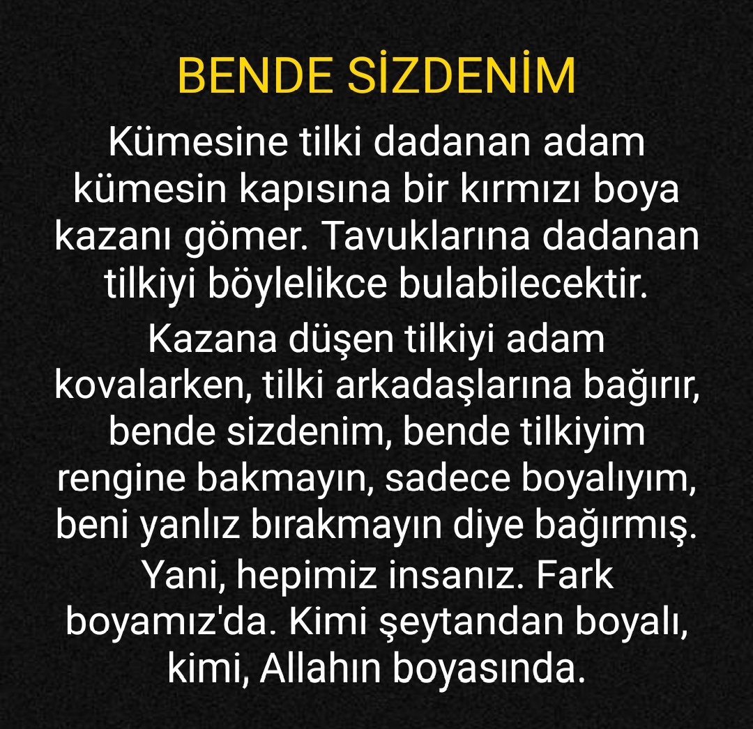 ihtiyar_yazar's tweet photo. Bende sizdenim. Sizden farkım yok'ki.
Sakal'sa var.
Sarık'sa var.
Yani cüppemiz'in rengi ayrı diyeni beni dışlıyorsunuz. Derken varlım hikayeye.
#Şeyh #Tasavvuf #Mürşit #Mürit #Gavs #Kutup #Sultan #Şah #Padişah #Cemaat #Dergah
⬇️. ⬇️ https://t.co/mGsSknwqSH