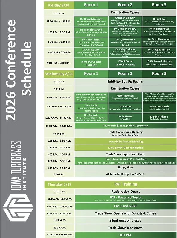 Iowa Turfgrass Institute tweet media