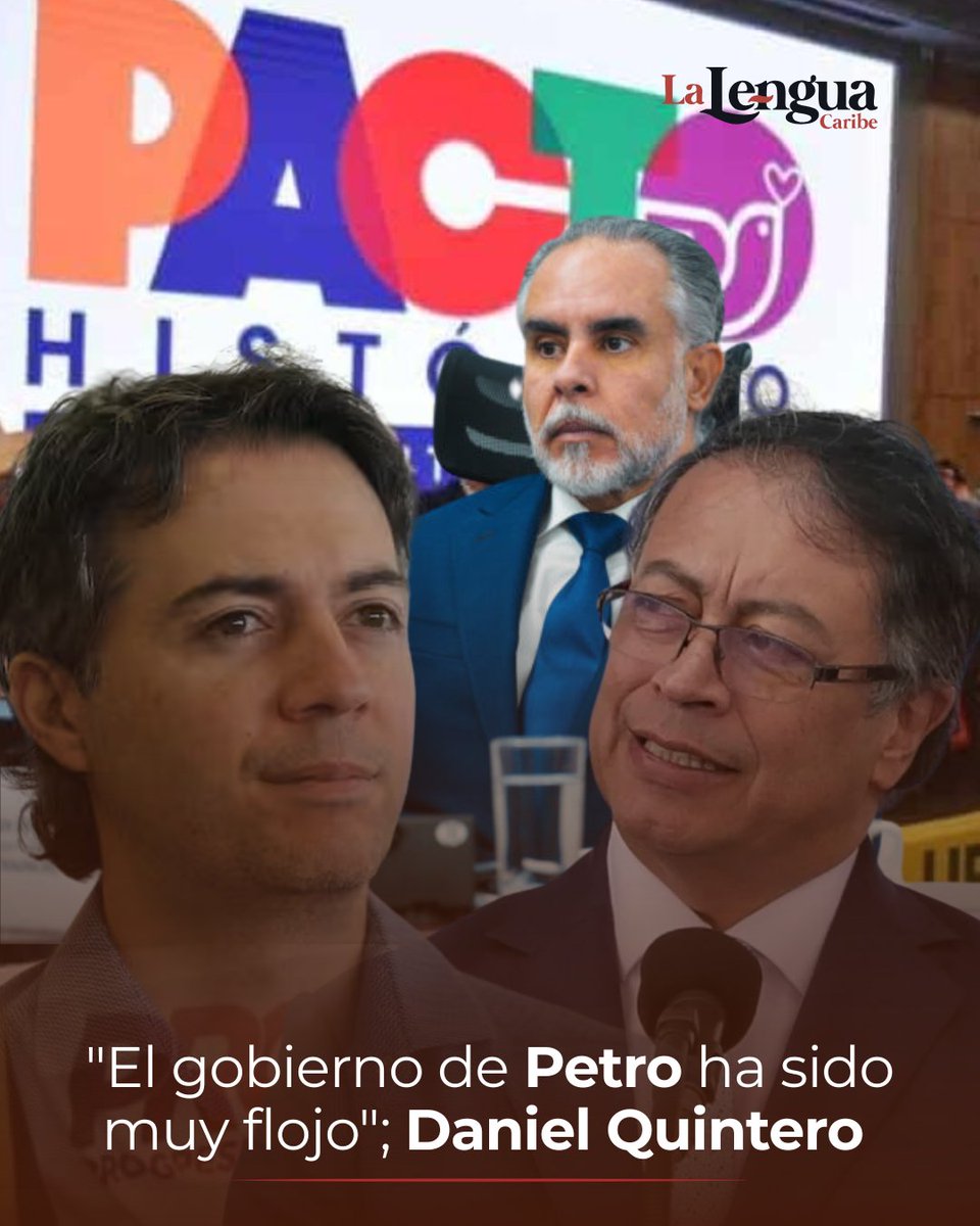 lalenguacaribe1's tweet image. En medio de la controversia por la negativa de la Registraduría Nacional a inscribir su comité de recolección de firmas para la Presidencia, el exalcalde de Medellín, Daniel Quintero, lanzó una bomba.
zurl.co/mKfXl
#danielquintero #petro #lalenguacaribepolitica
