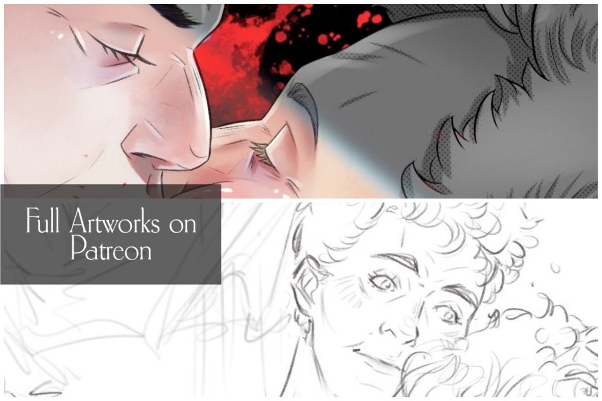 A friendly reminder that I have a Patreon page where I share exclusive artworks, my process and early access 😊 

If you want to support me it's here! ⬇️ 
patreon.com/Angellilou?utm…