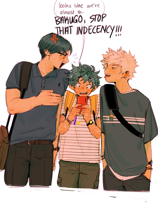"have u ever drawn any other class a characters outside  of the main 4 (bkg, dk, td, ocha)?" -> yes iida a few times i kinda love now iida he's so funny https://t.co/TDHoqedZKu 