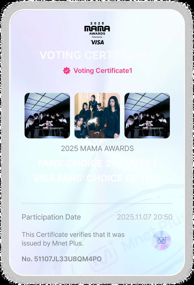 mjnadust's tweet photo. I vote for #ENHYPEN on #2025MAMAVOTE https://t.co/JpzNOL4uQJ