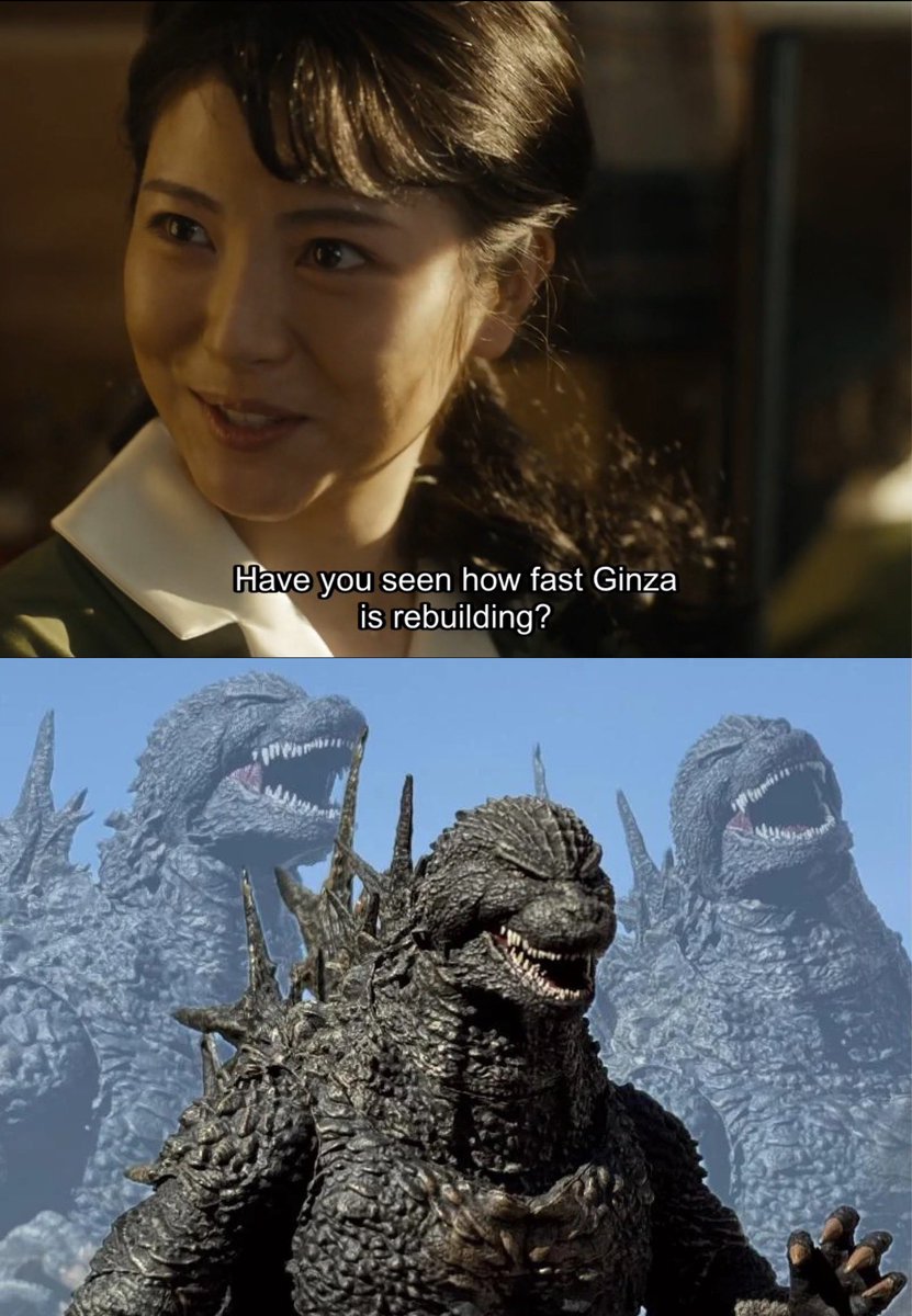 Laughs in Godzilla Minus One