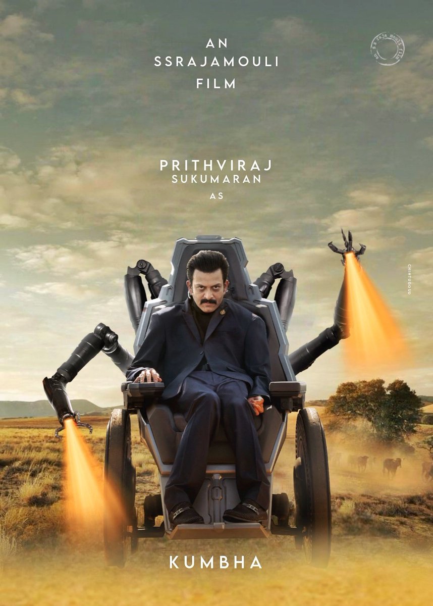 GlobeTrotter❤‍🔥
Prithviraj Sukumaran
KUMBHA 
<a href="/ssrajamouli/">rajamouli ss</a> <a href="/urstrulyMahesh/">Mahesh Babu</a> 
<a href="/PrithviOfficial/">Prithviraj Sukumaran</a> <a href="/priyankachopra/">PRIYANKA</a> 
<a href="/mmkeeravaani/">mmkeeravaani</a> <a href="/SriDurgaArts/">Sri Durga Arts</a> <a href="/SBbySSK/">Showing Business</a> 
#Kumbha #MaheshBabu #SSRajamouli #SSMB29

Poster Design by <a href="/Chintu_Rebel_/">చింటూ గౌడ్</a> 📌