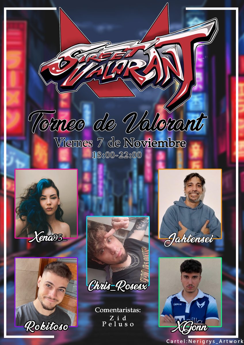 Chris_RosesX's tweet photo. Se viene lio mi gente!!!!!
Hoy @Rokitoso @xGonnn_ @jahtensei y Xena95! nos partimos la carita en el eventazo de hoy!
A las 18.00 de la tarde os quiero ver animando a los equipos y echando las risa con todos nosotros!!! 
Va a ser genial!!!
https://t.co/v6vZZijBq6 https://t.co/VAMM7Zwg2B