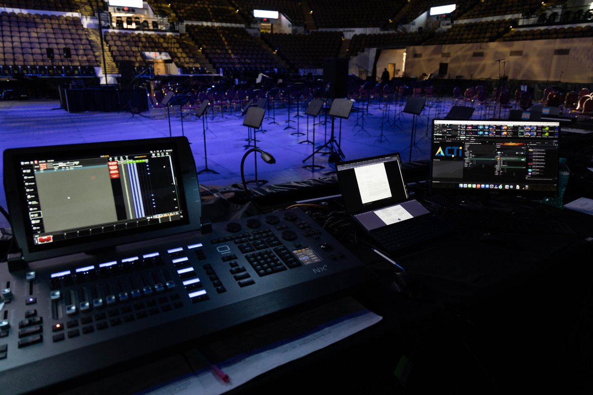 CTIAV's tweet image. Behind every great show is a great crew. 🎶

CTI delivered tour-level lighting, audio &amp;amp; broadcast visuals for MPS’s 50th Biennial Music Festival, bringing 400+ student performers to life for 7K+ guests at UWM Panther Arena.

#ctirocks #AVIntegration #LiveEvents #ProAV