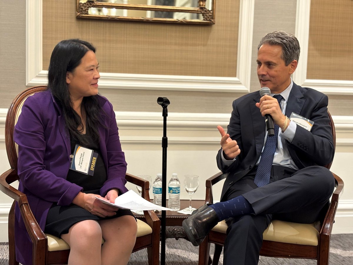 During a Q&A session at a Fixed Income Analysts Society Inc. event in New  York yesterday, St. Louis Fed President Alberto Musalem discussed the economic  outlook, inflation and monetary policy. The session