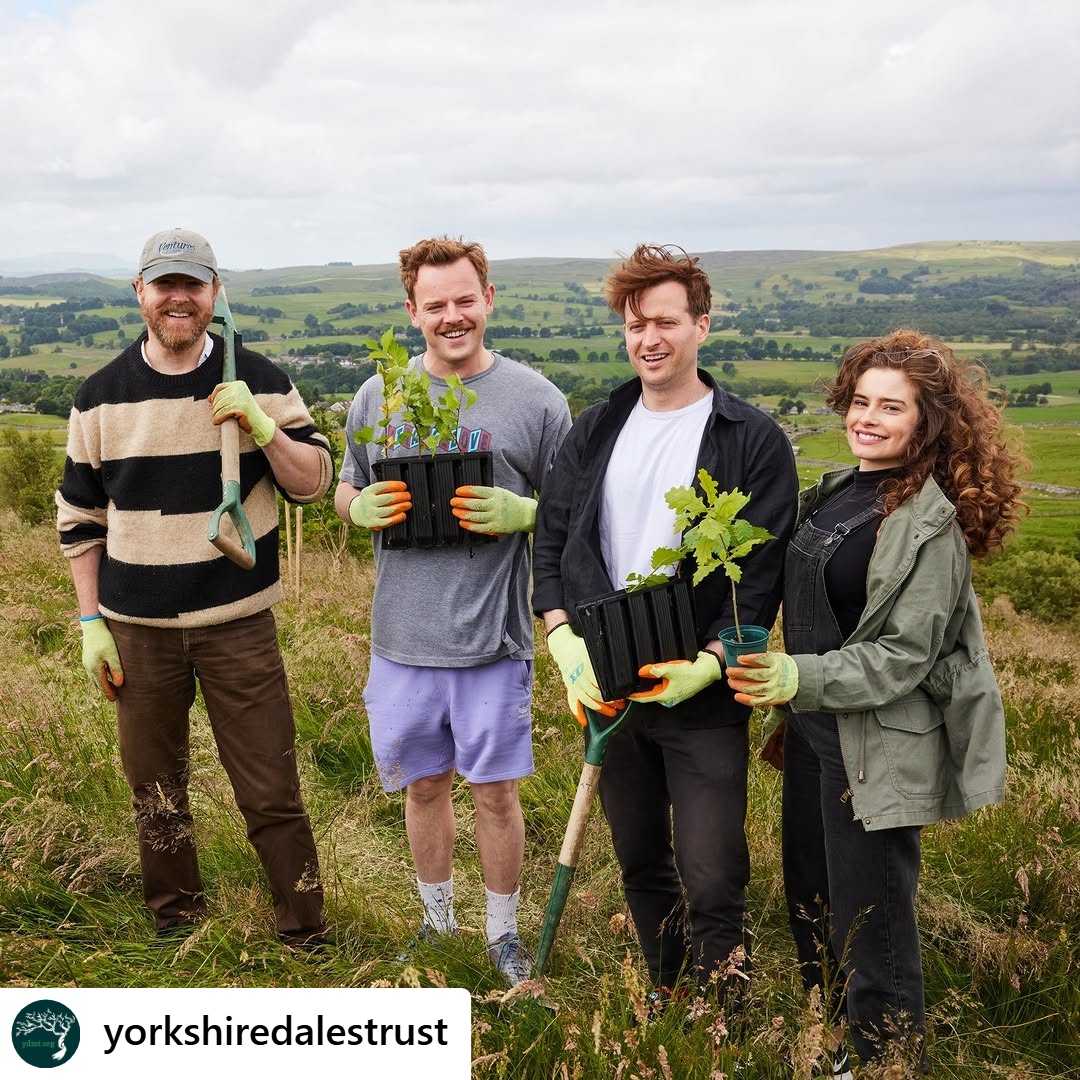 siegfriedbirds's tweet photo. Yorkshire Dales Trust reunited some #ACGAS actors and crew to plant trees at a young woodland in Grassington
#samuelwest #callumwoodhouse #nicholasralph #rachelshenton https://t.co/Hg7m11zkB6