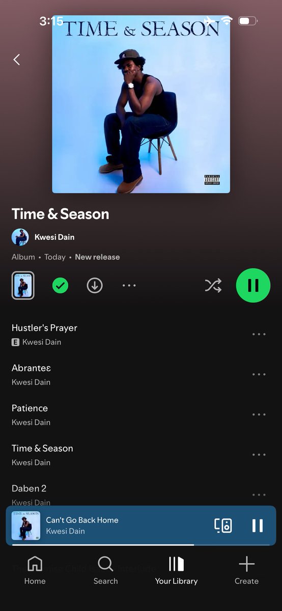my broda <a href="/Kwesidain___/">KWESI DAIN</a> dropped ein new  album. i beg make you blast am for everywhere. happy to witness this for real. it’s going crazy