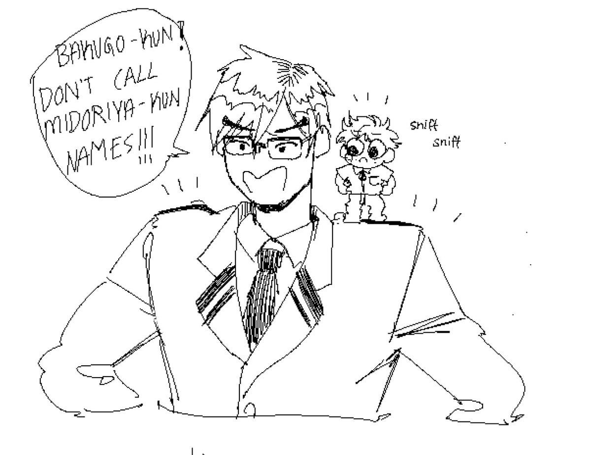 beybuniki's tweet photo. "have u ever drawn any other class a characters outside  of the main 4 (bkg, dk, td, ocha)?" -> yes iida a few times i kinda love now iida he's so funny https://t.co/TDHoqedZKu https://t.co/UxhAXZUI7n
