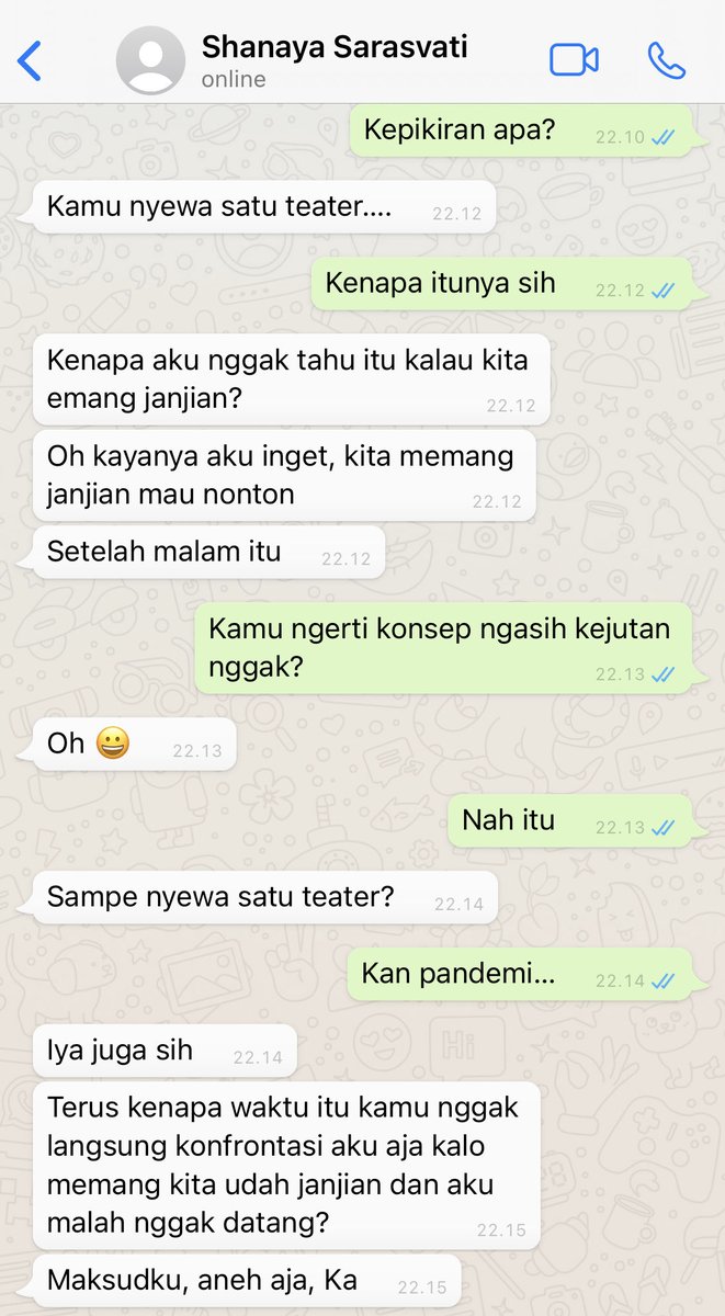 RRubyverse's tweet image. 243. Masih soal mencocokkan ingatan dengan kejadian yg sebenarnya