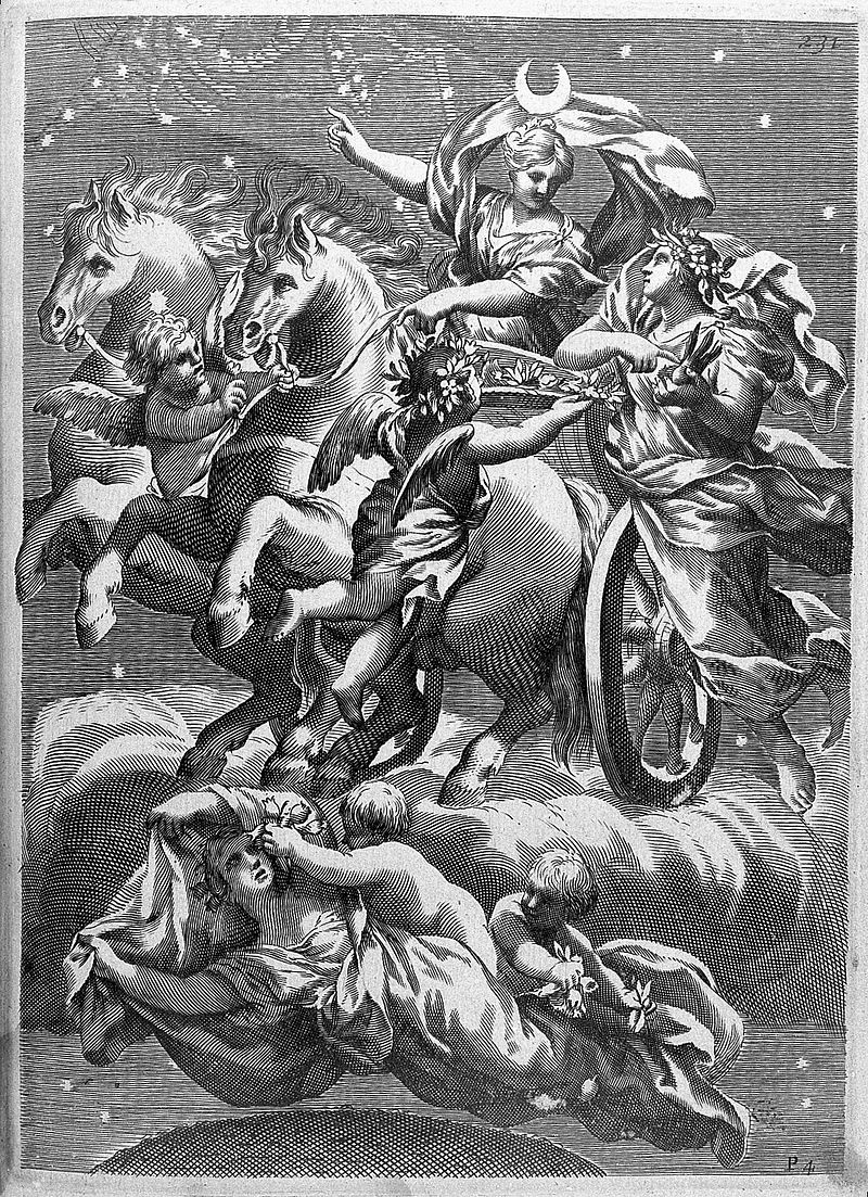 JuanAstrolab's tweet photo. La luna tiene tres diosas prominentes asociadas con ella en el mito griego: Hécate, diosa de la magia, representa los misterios de la luna; Artemisa, diosa de la caza, representa su viaje y creciente su arco; pero la brillante Selene es la Luna misma.
#Mitologias
#AstroActitud 🌛 https://t.co/GQyCxsFHZi