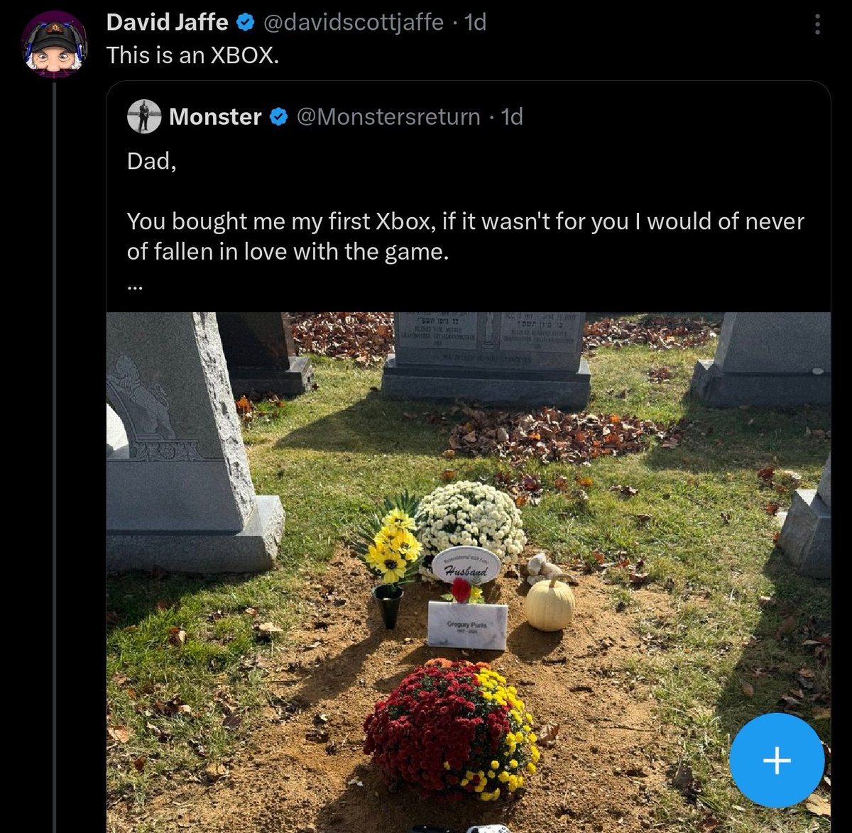 I don't usually care, but seeing David Jaffe try to act like his joke wasn't in bad taste because "I MISS MY PARENTS TOO" feels so fucking embarrassing. 

Just say sorry or shut the fuck up bro
